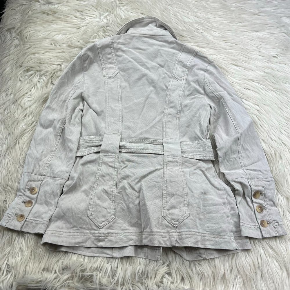 Anthropologie Belted Button Front Jacket - Picture 6 of 7